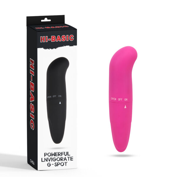 Hi-Basic Potente estimulador del punto G rosa