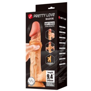 VIBRADOR REALISTA 9.4 SLIDING SKIN 24 CM