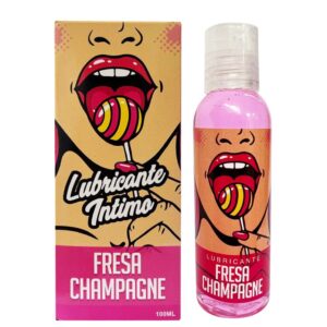 HOT LUBE Lubricante Comestible Fresa Champagne 100ml