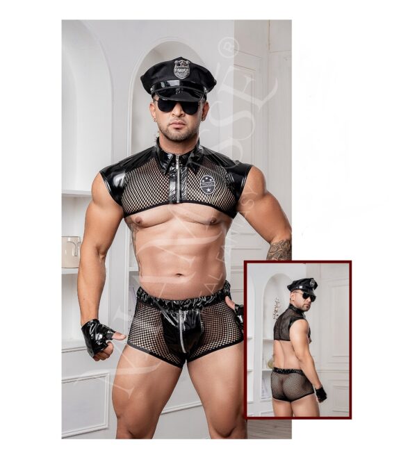 DISFRAZ DE POLICIA