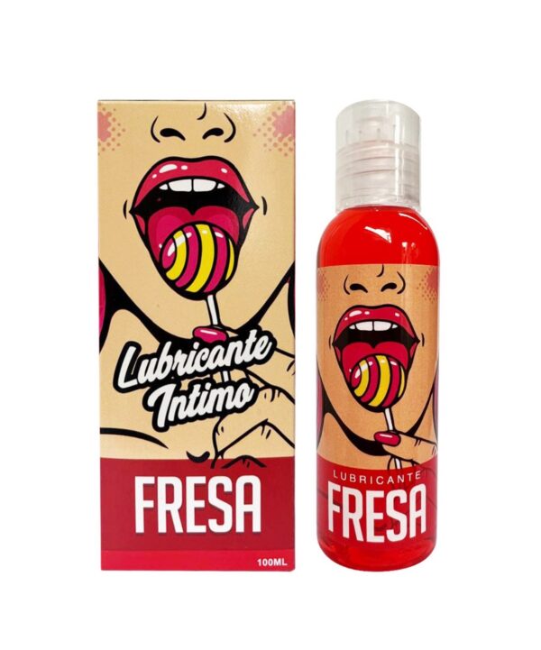 HOT LUBE Lubricante Comestible Fresa 100ml - Imagen 2