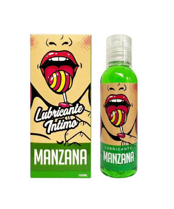 HOT LUBE Lubricante Comestible Manzana 100ml - Imagen 2
