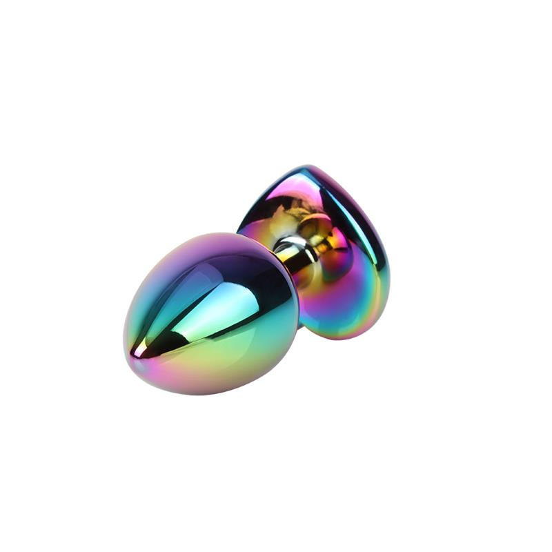 Plug Anal Rainbow Heart Gem Talla S - Imagen 4