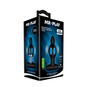 Mr Play Tapón anal vibrador expansor de silicona