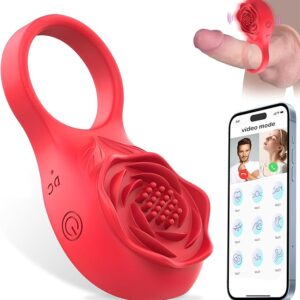 Rose Cock Ring Controlado por APP